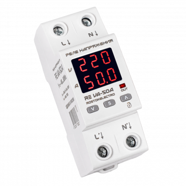 Реле напряжения c контролем тока DigiTOP RE VA-50A — Multielectrika