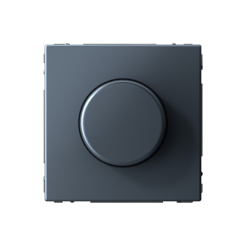 Светорегулятор поворотно-нажимной Systeme Electric ArtGallery LED, RC, 400Вт, грифель фото 1 — Multielectrika