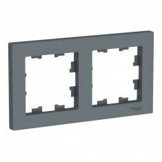 Рамка Schneider Electric Atlas Design на 2 поста, грифель &mdash; Multielectrika