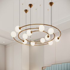 Подвесной светильник 359/12 латунь &mdash; Multielectrika