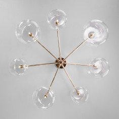 Потолочная люстра в стиле лофт 70128/7 золото &mdash; Multielectrika