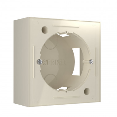 Коробка для накладного монтажа слоновая кость W8000003 — Multielectrika