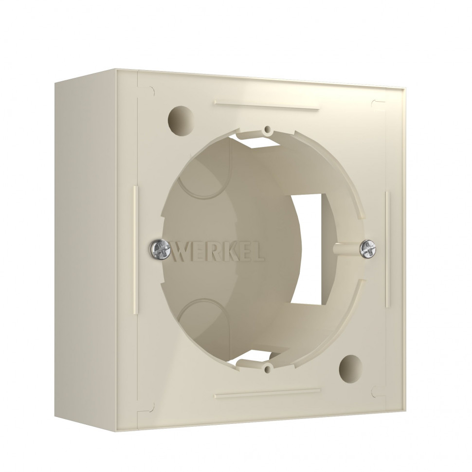 Коробка для накладного монтажа слоновая кость W8000003 фото 1 — Multielectrika