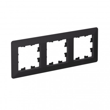 Рамка на 3 поста Systeme Electric AtlasDesign Air карбон — Multielectrika