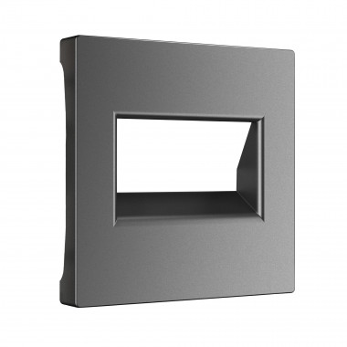 Накладка для двойной розетки Еthernet RJ-45 (графит матовый) W1191164 &mdash; Multielectrika