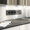 Накладка для двойной розетки Еthernet RJ-45 (графит матовый) W1191164 фото 4 &mdash; Multielectrika