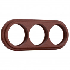 Рамка на 3 поста (итальянский орех) W0035225 &mdash; Multielectrika