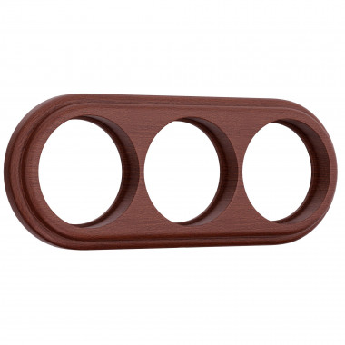 Рамка на 3 поста (итальянский орех) W0035225 — Multielectrika