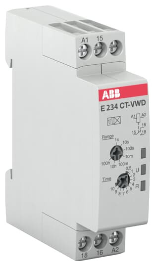 Реле времени CT-VWD.12 модульное ABB 1SVR500130R0000 — Multielectrika