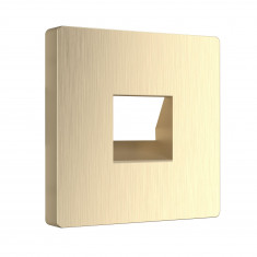 Накладка для телефонной розетки RJ11 (шампань рифленый) WL10-RJ-11-CP &mdash; Multielectrika
