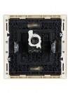 IEK FORTE&PIANO Розетка компьютерная RJ45 кат.5E FP432 ваниль, FP-K10-1-K10 фото 3 &mdash; Multielectrika
