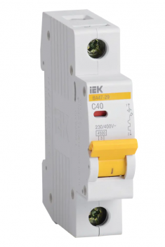Автоматический выключатель ВА47-29 1Р 40А 4,5кА характеристика С IEK MVA20-1-040-C &mdash; Multielectrika