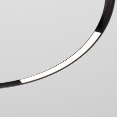 Slim Magnetic Трековый светильник для радиусного шинопровода 16W 4200K Planar чёрный Ø 800мм 85180/01 &mdash; Multielectrika