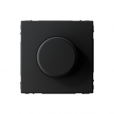 Светорегулятор поворотно-нажимной Systeme Electric ArtGallery LED, RC, 400Вт, карбон &mdash; Multielectrika