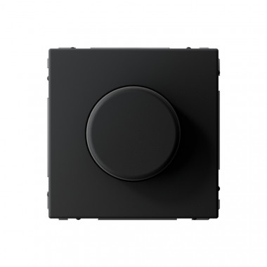 Светорегулятор поворотно-нажимной Systeme Electric ArtGallery LED, RC, 400Вт, карбон — Multielectrika