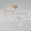 Потолочная люстра в стиле лофт 70128/5 золото фото 2 — Multielectrika
