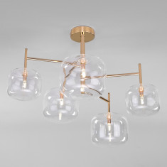 Потолочная люстра в стиле лофт 70128/5 золото &mdash; Multielectrika