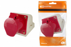 Розетка 125 стационарная 3Р+РЕ+N 32А 380В IP44 TDM &mdash; Multielectrika