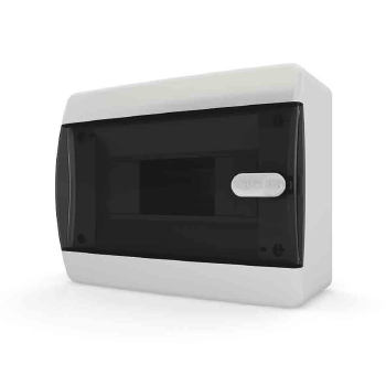 Щит распределительный навесной Tekfor C IP41 на 8 модулей с прозрачной дверцей фото 1 — Multielectrika