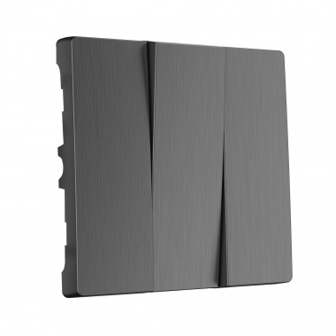 Набор клавиш для выключателя трехклавишного (графит рифленый) W1139004 &mdash; Multielectrika