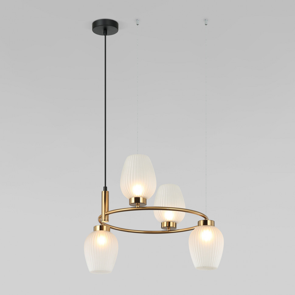 Подвесной светильник 30183/4 латунь фото 1 &mdash; Multielectrika