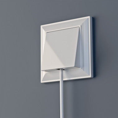 Рамка из пластика на 1 пост Fiore белый W0012201 &mdash; Multielectrika