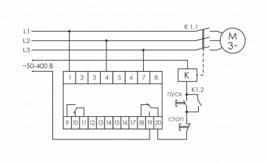 Реле контроля фаз для сетей с изолированной нейтралью CKF-346 — Multielectrika
