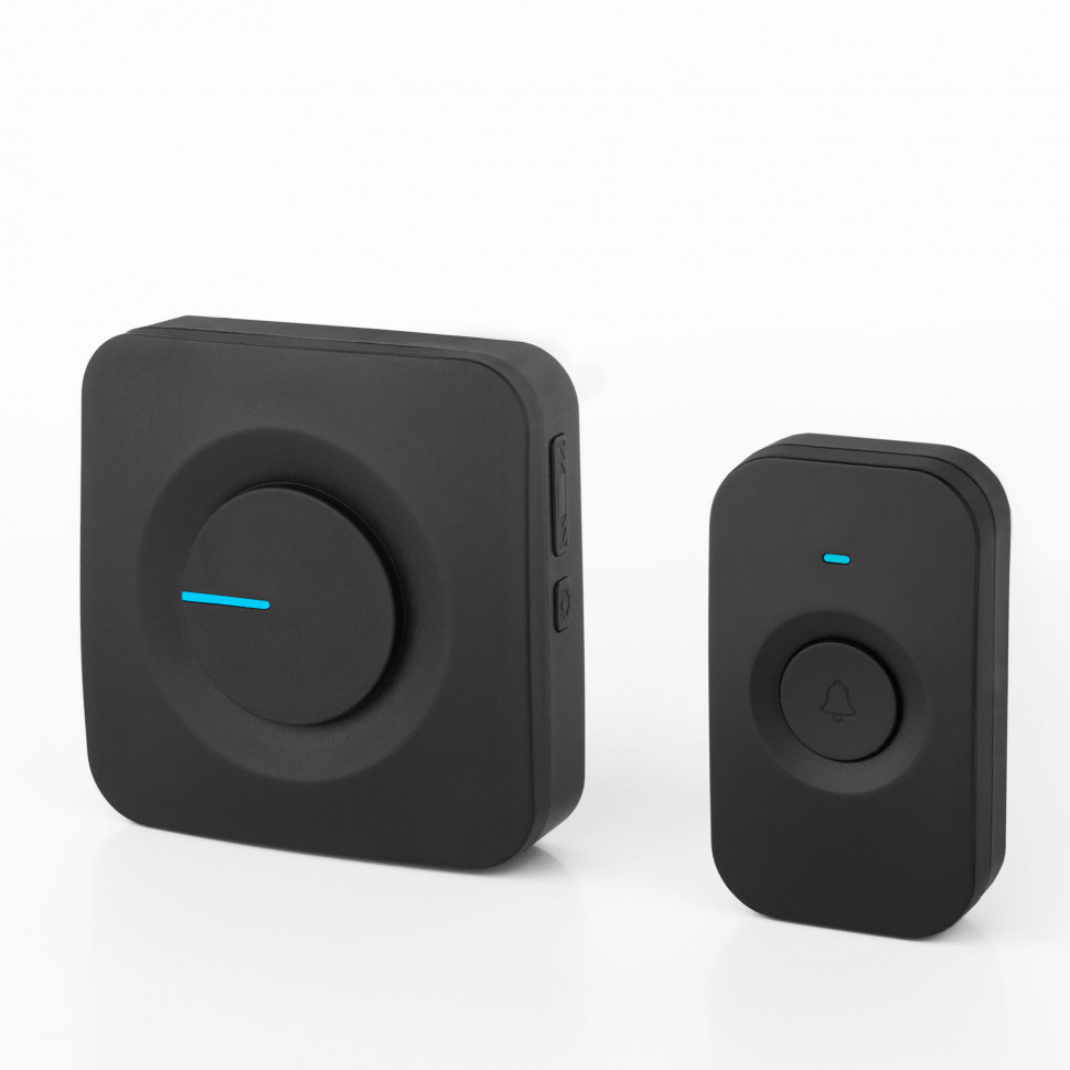 Звонок беспроводной WL 52M IP44 черный DBQ23M WL черный фото 1 &mdash; Multielectrika