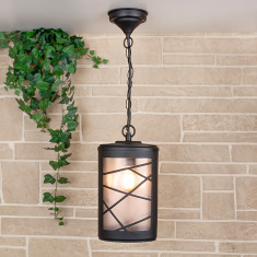 Уличный подвесной светильник Premier H черный IP44 GL 1017H черный &mdash; Multielectrika