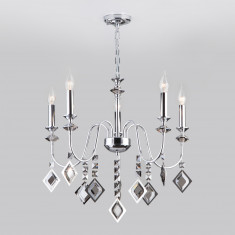 Умный подвесной светильник 10120/5 хром &mdash; Multielectrika