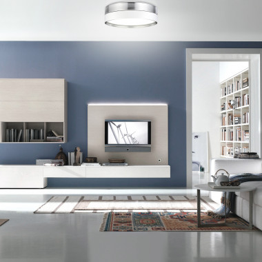 Потолочный светильник с тканевым абажуром 4179 Hilton Silver — Multielectrika