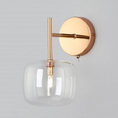 Настенный светильник со стеклянным плафоном 70128/1 золото &mdash; Multielectrika