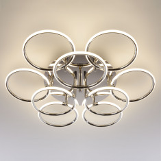 Светодиодный потолочный светильник 90069/9 хром &mdash; Multielectrika