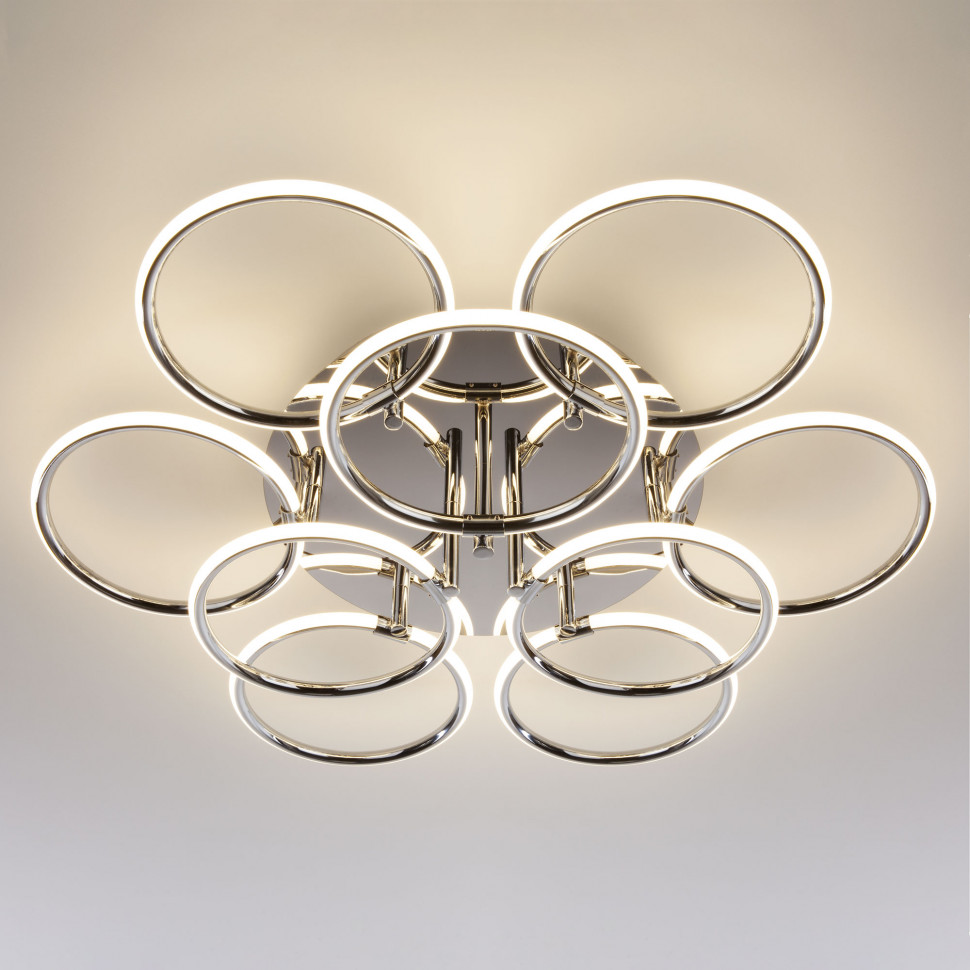 Светодиодный потолочный светильник 90069/9 хром фото 1 — Multielectrika