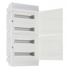 Распределительный шкаф ABB Mistral41 72 мод., IP41, встраиваемый, термопласт, белая дверь, 1SLM004102A1110 &mdash; Multielectrika