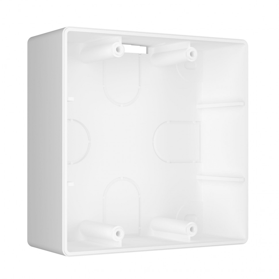 Коробка накладного монтажа для силовой розетки белая W1199201 фото 1 &mdash; Multielectrika