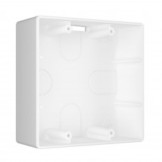 Коробка накладного монтажа для силовой розетки белая W1199201 &mdash; Multielectrika