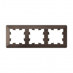 Рамка на 3 поста Systeme Electric AtlasDesign Air мокко &mdash; Multielectrika