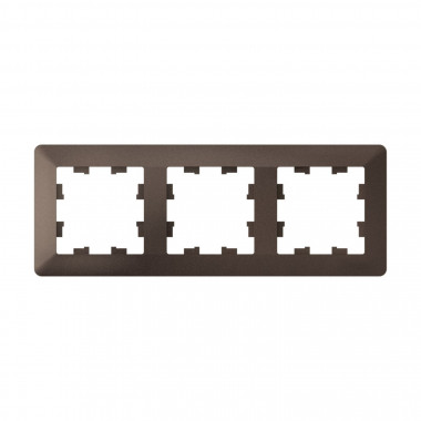 Рамка на 3 поста Systeme Electric AtlasDesign Air мокко — Multielectrika