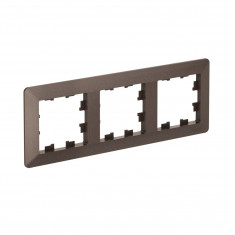 Рамка на 3 поста Systeme Electric AtlasDesign Air мокко &mdash; Multielectrika