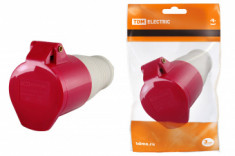 Розетка 225 переносная 3Р+РЕ+N 32А 380В IP44 TDM &mdash; Multielectrika