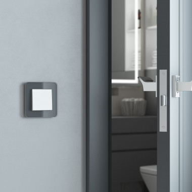 Перекрестный выключатель одноклавишный (белый матовый) W1113061 — Multielectrika