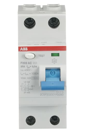 УЗО ABB F202 AC-25/0,3 тип AC 25A 300mA 2CSF202001R3250 — Multielectrika