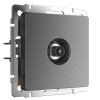 ТВ-розетка оконечная (графит матовый) W1183064 фото 1 &mdash; Multielectrika