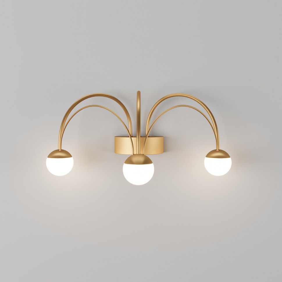 Настенный светодиодный светильник Ragno 90031/3 золото фото 1 — Multielectrika