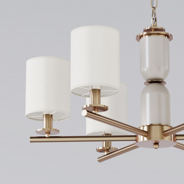 Умная подвесная люстра 60146/6 латунь — Multielectrika