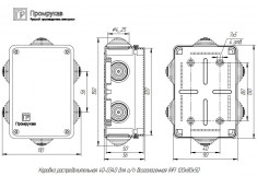 Коробка распределительная Промрукав 129х89х58 для открытой установки &mdash; Multielectrika
