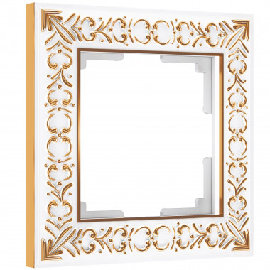 Рамка на 1 пост (белое золото) W0011523 — Multielectrika