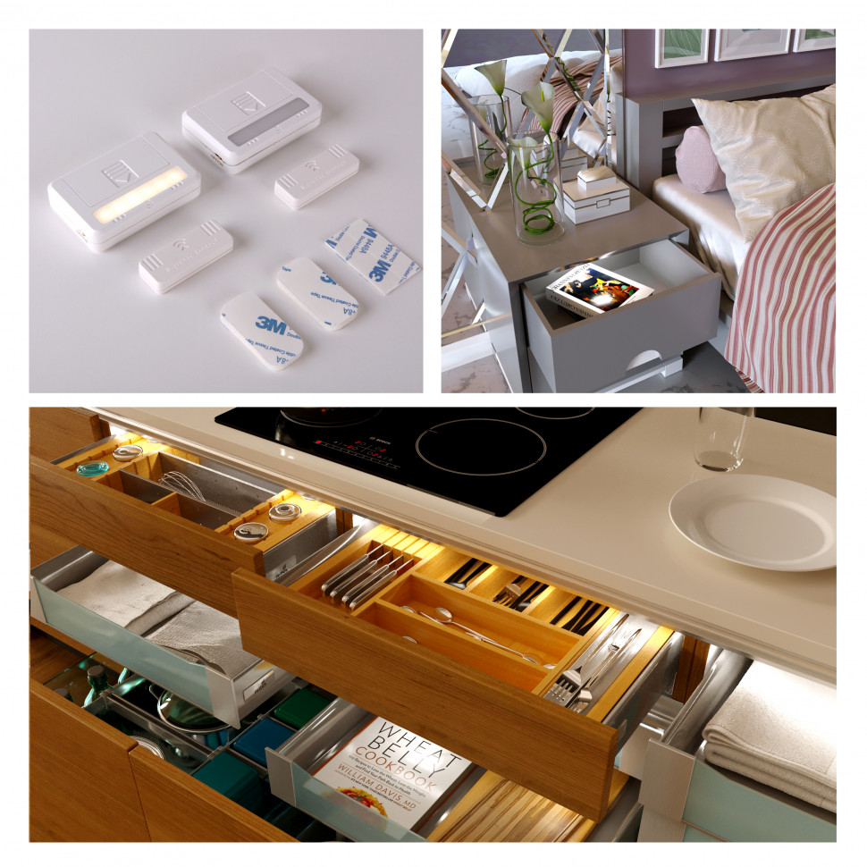 Led Stick LSTFM 0,7W 4200K с магнитным выключателем LSTFM 0,7W 4200K белый фото 1 — Multielectrika