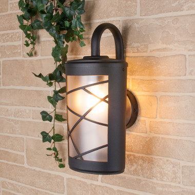 Уличный настенный светильник Premier D IP44 GL 1017D черный — Multielectrika